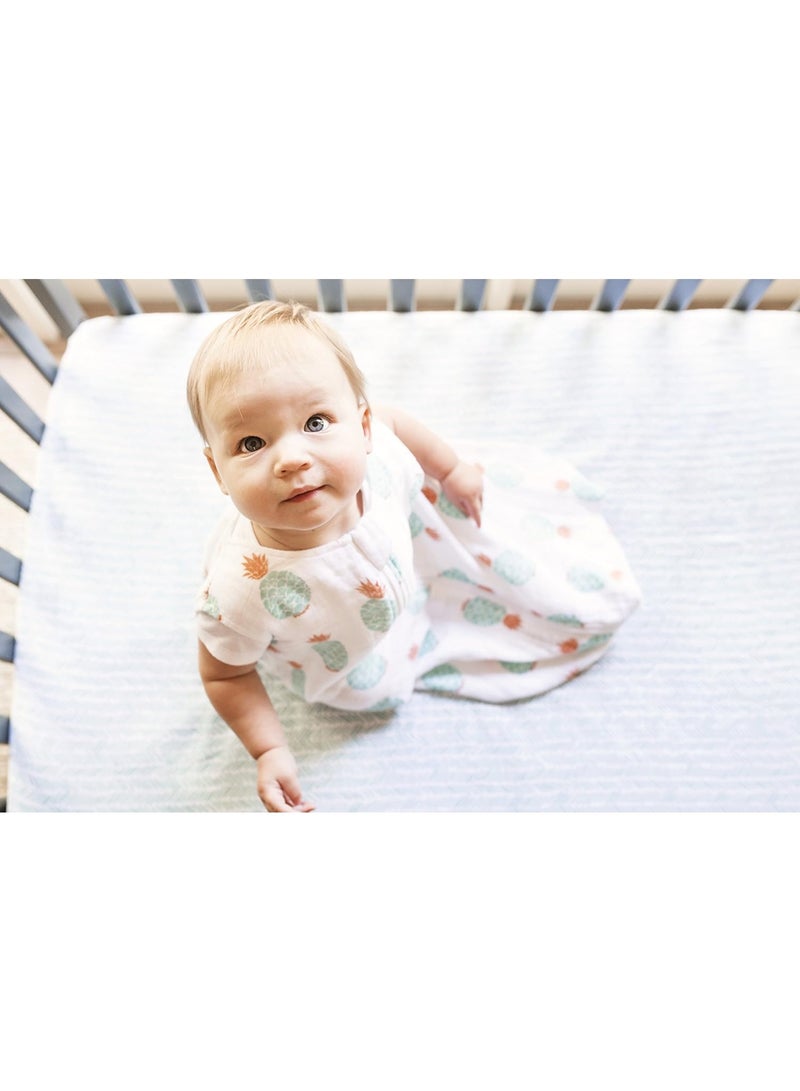 Bebe au Lait Premium Muslin Bedtime Sleepers, 12-18 Months - Oahu - Image 2